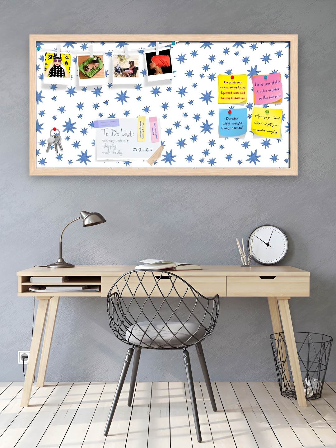 

ArtzFolio Wooden Notice Pin Board, Multi