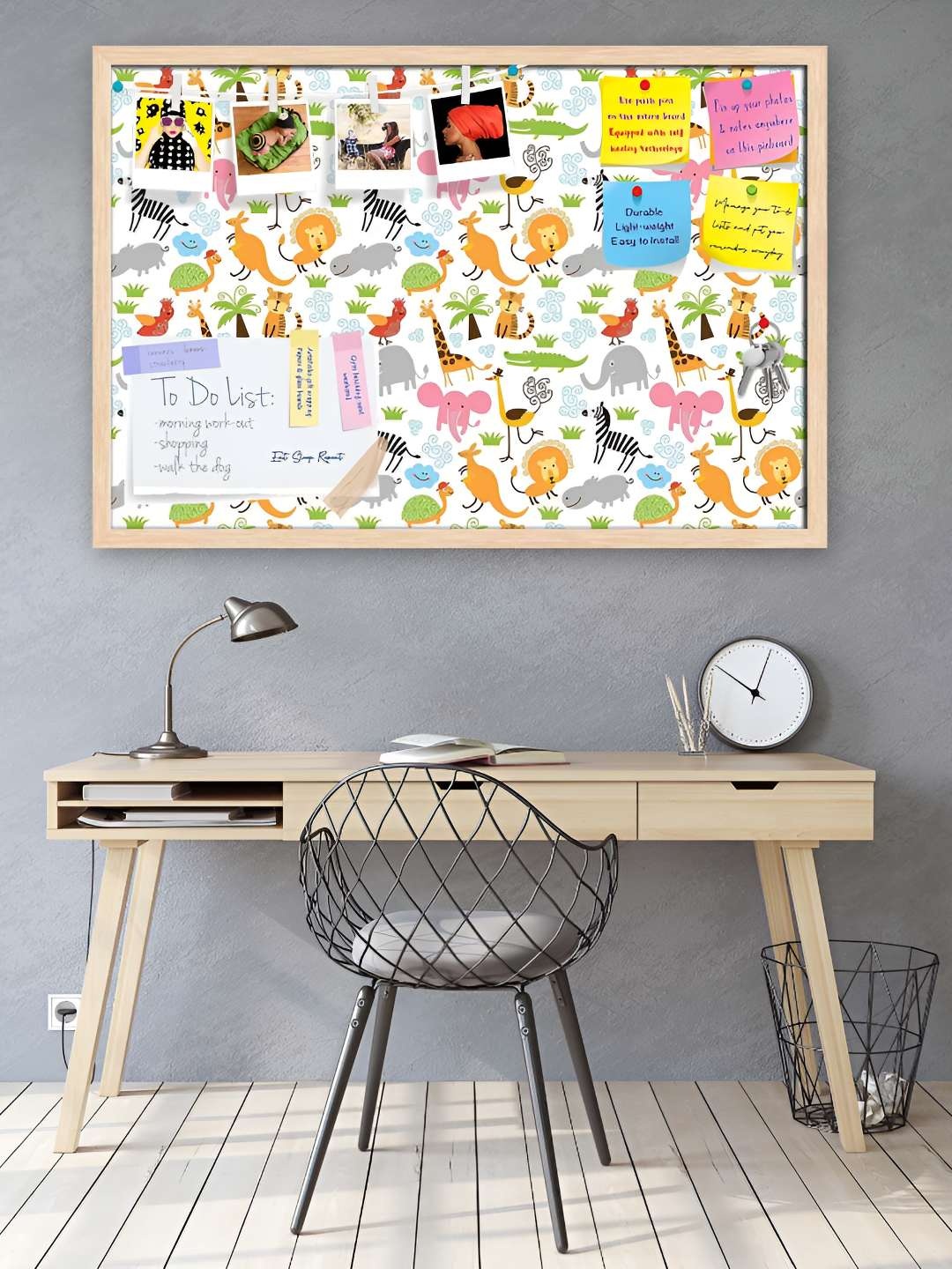 

ArtzFolio Wooden Notice Pin Board, Multi