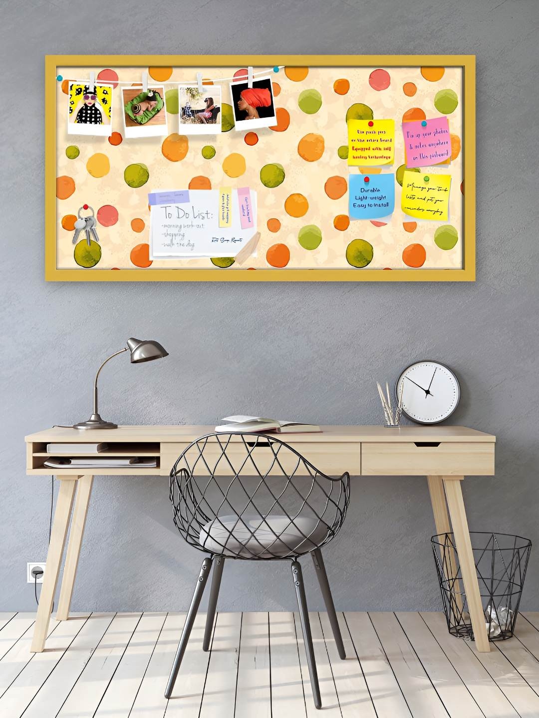 

ArtzFolio Wooden Notice Pin Board, Multi