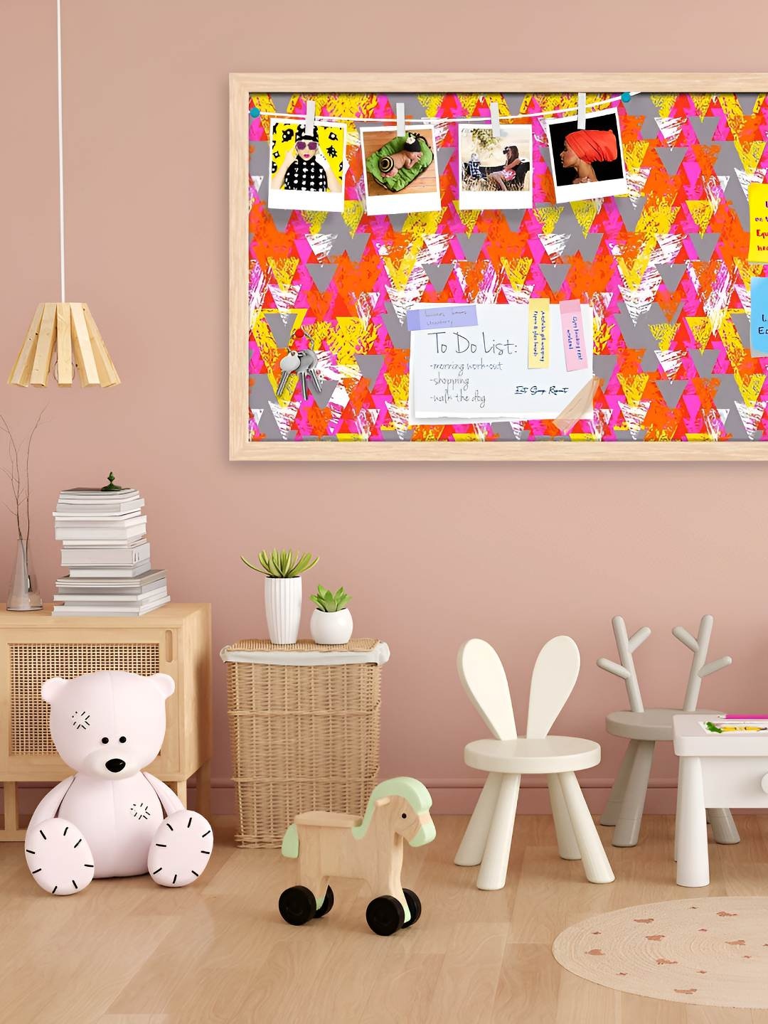 

ArtzFolio Wooden Notice Pin Board, Multi