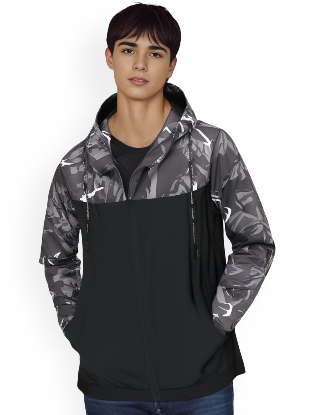 

StyleCast x Revolte Men Lightweight Quilted Jacket, Grey