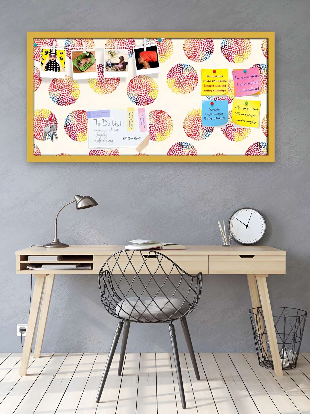 

ArtzFolio Wooden Notice Pin Board, Multi