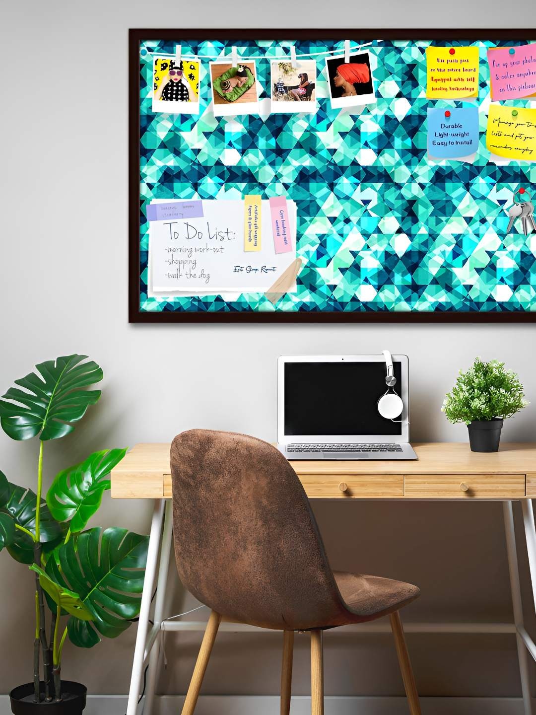 

ArtzFolio Wooden Notice Pin Board, Multi