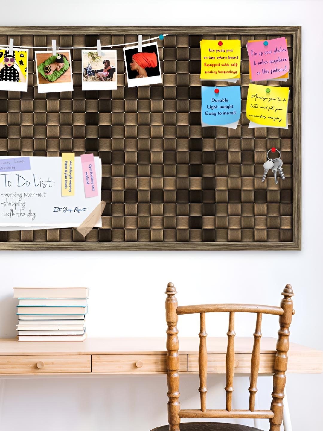 

ArtzFolio Wooden Notice Pin Board, Multi
