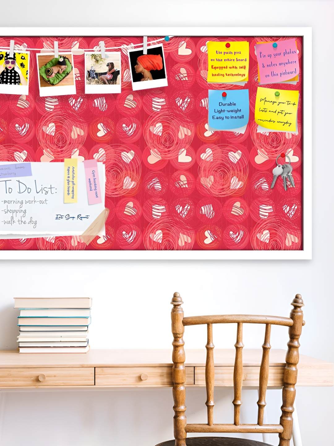 

ArtzFolio Wooden Notice Pin Board, Multi