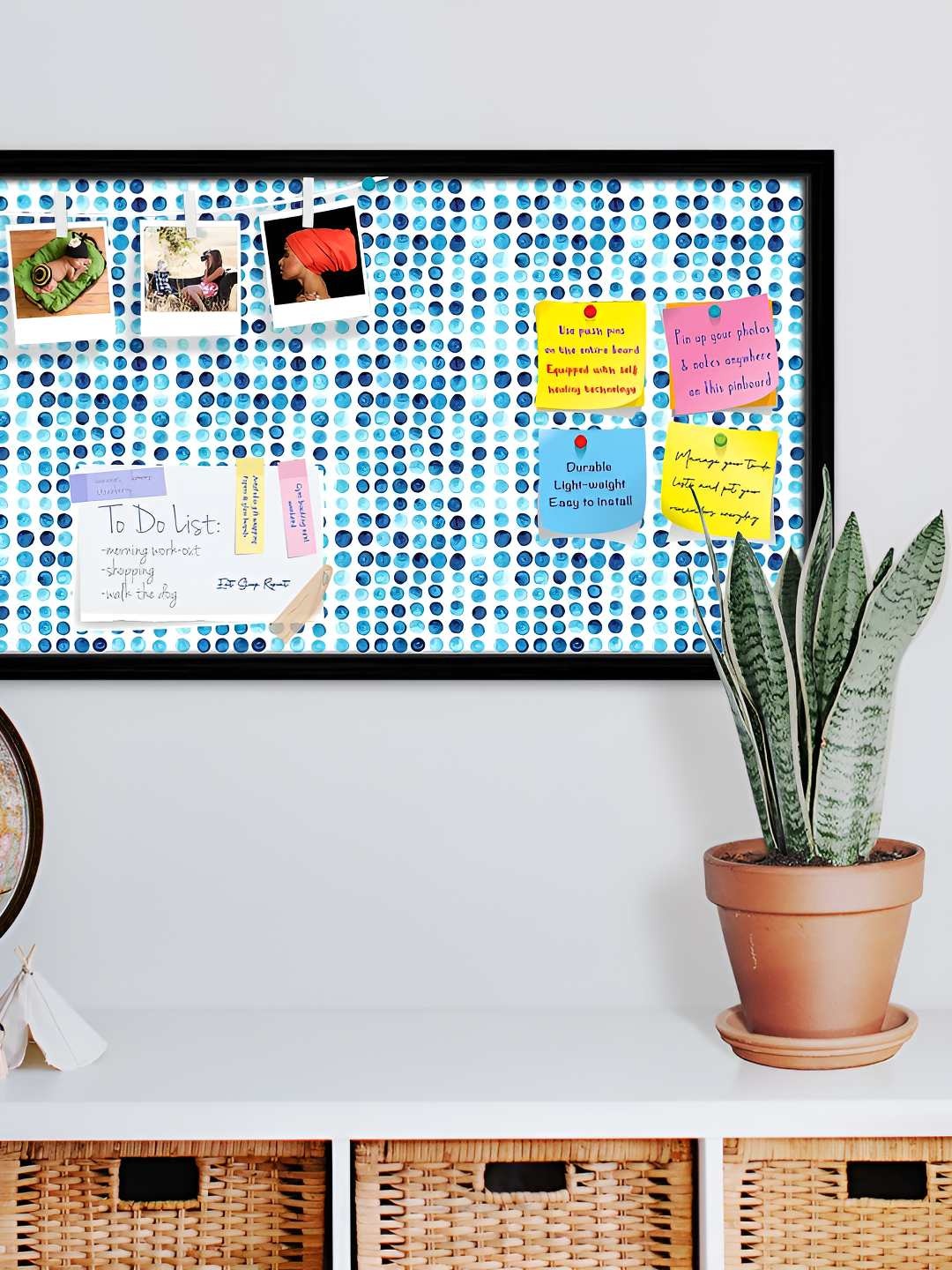 

ArtzFolio Wooden Notice Pin Board, Multi