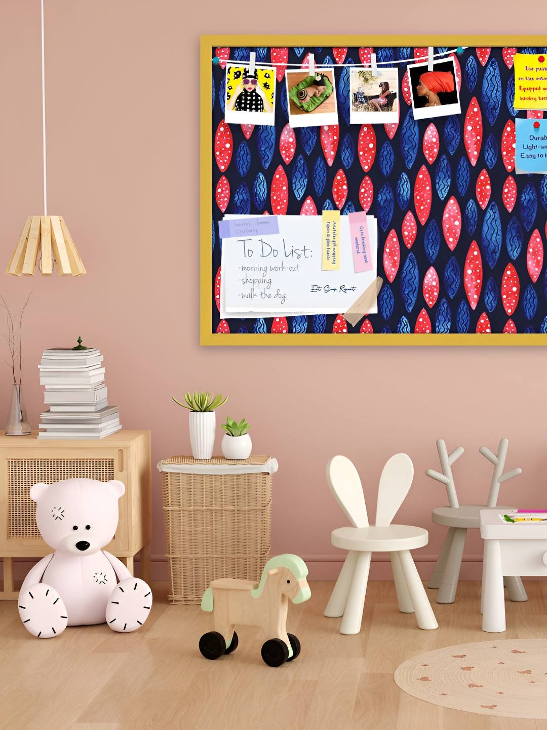 

ArtzFolio Wooden Notice Pin Board, Multi