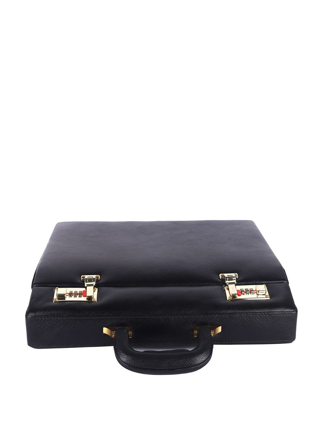 

HAMMONDS FLYCATCHER Men Leather Core Formal Laptop Bag, Black