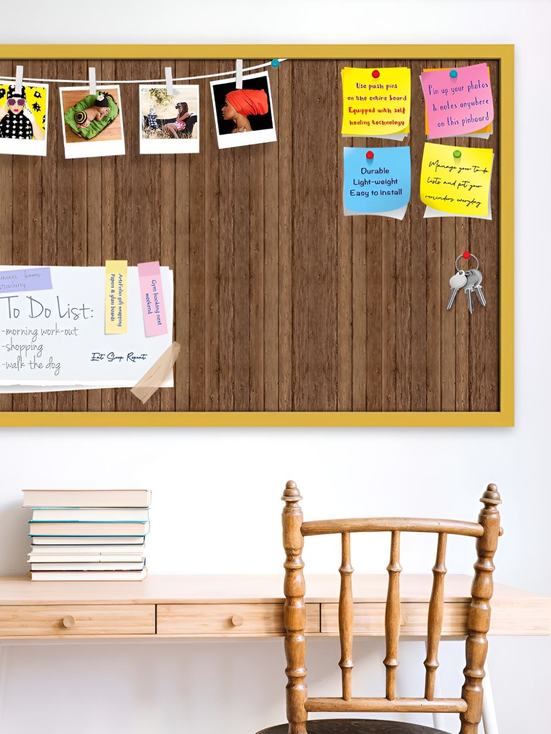 

ArtzFolio Wooden Notice Pin Board, Multi