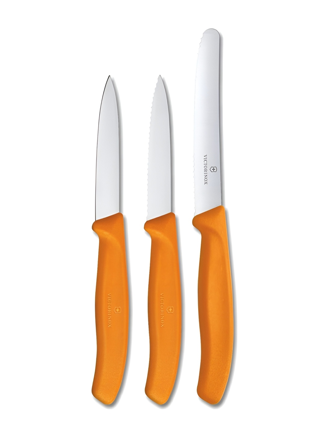 

Victorinox Swiss Made Set Of 3 Orange Paring knife