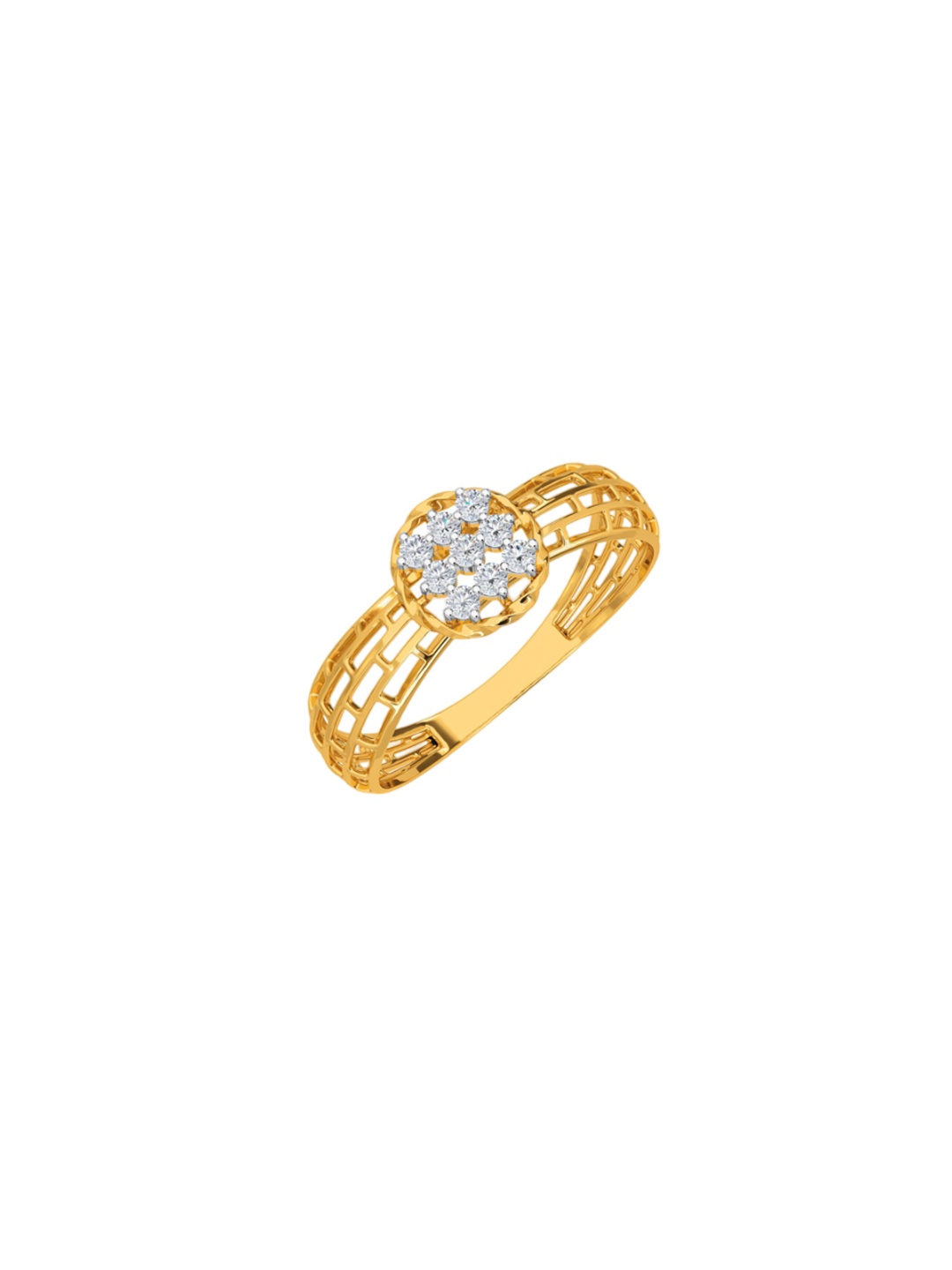 

KISNA DIAMOND AND GOLD JEWELLERY Women 18KT Finger Ring Diamond