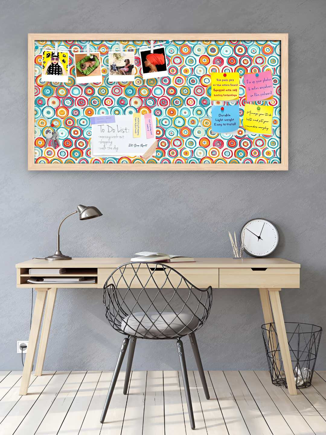 

ArtzFolio Wooden Notice Pin Board, Multi