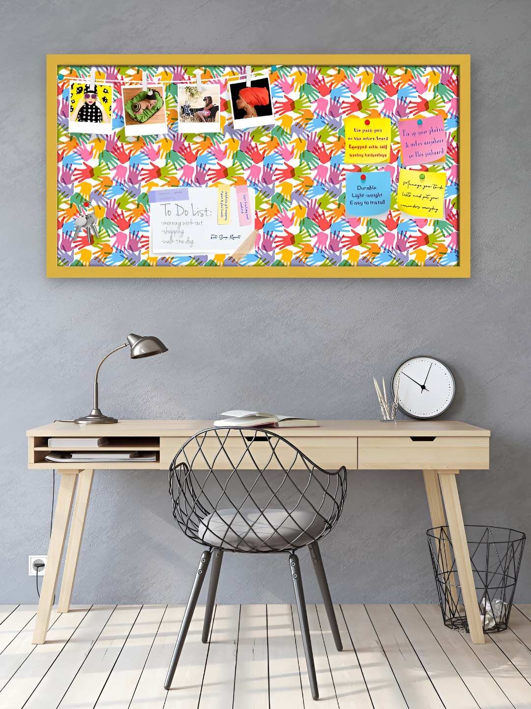 

ArtzFolio Wooden Notice Pin Board, Multi