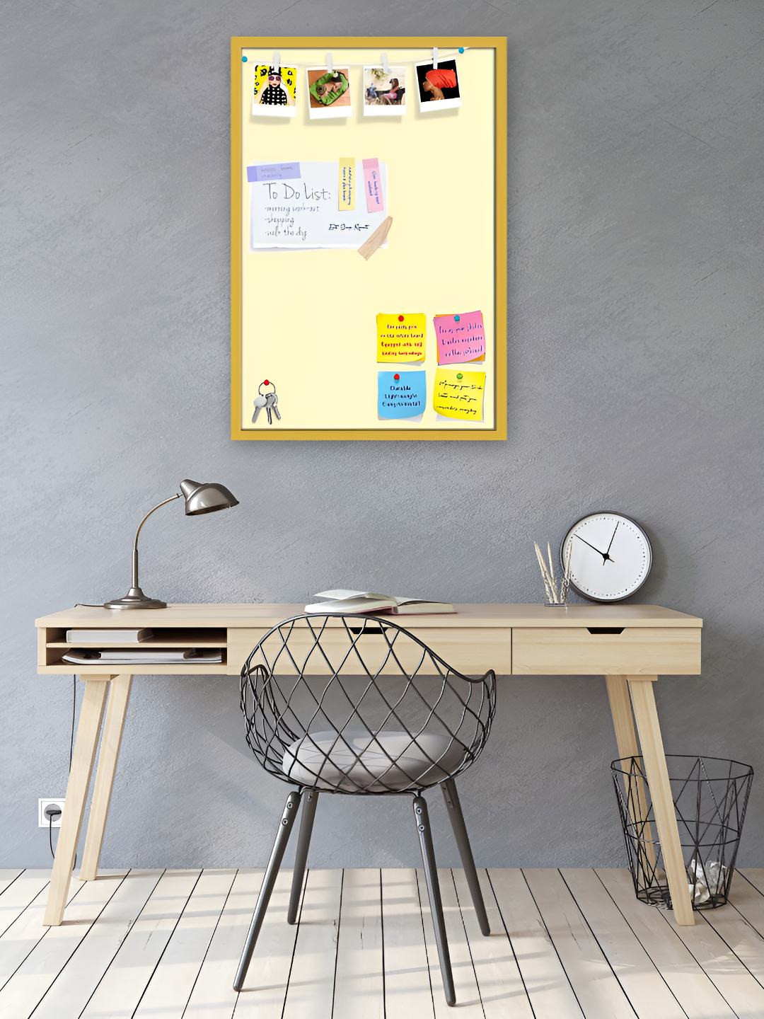 

ArtzFolio Wooden Notice Board, Yellow
