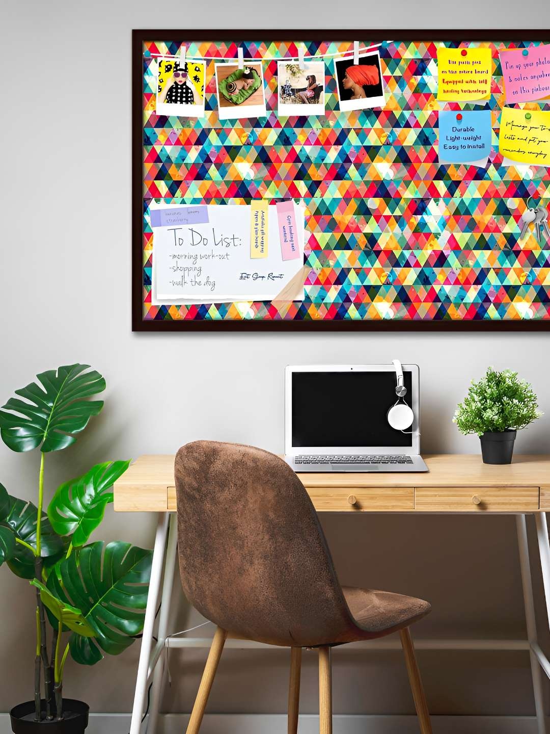 

ArtzFolio Wooden Notice Pin Board, Multi