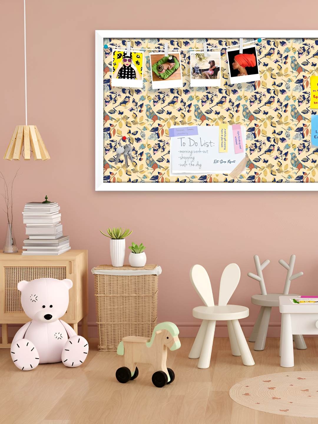 

ArtzFolio Wooden Notice Pin Board, Multi