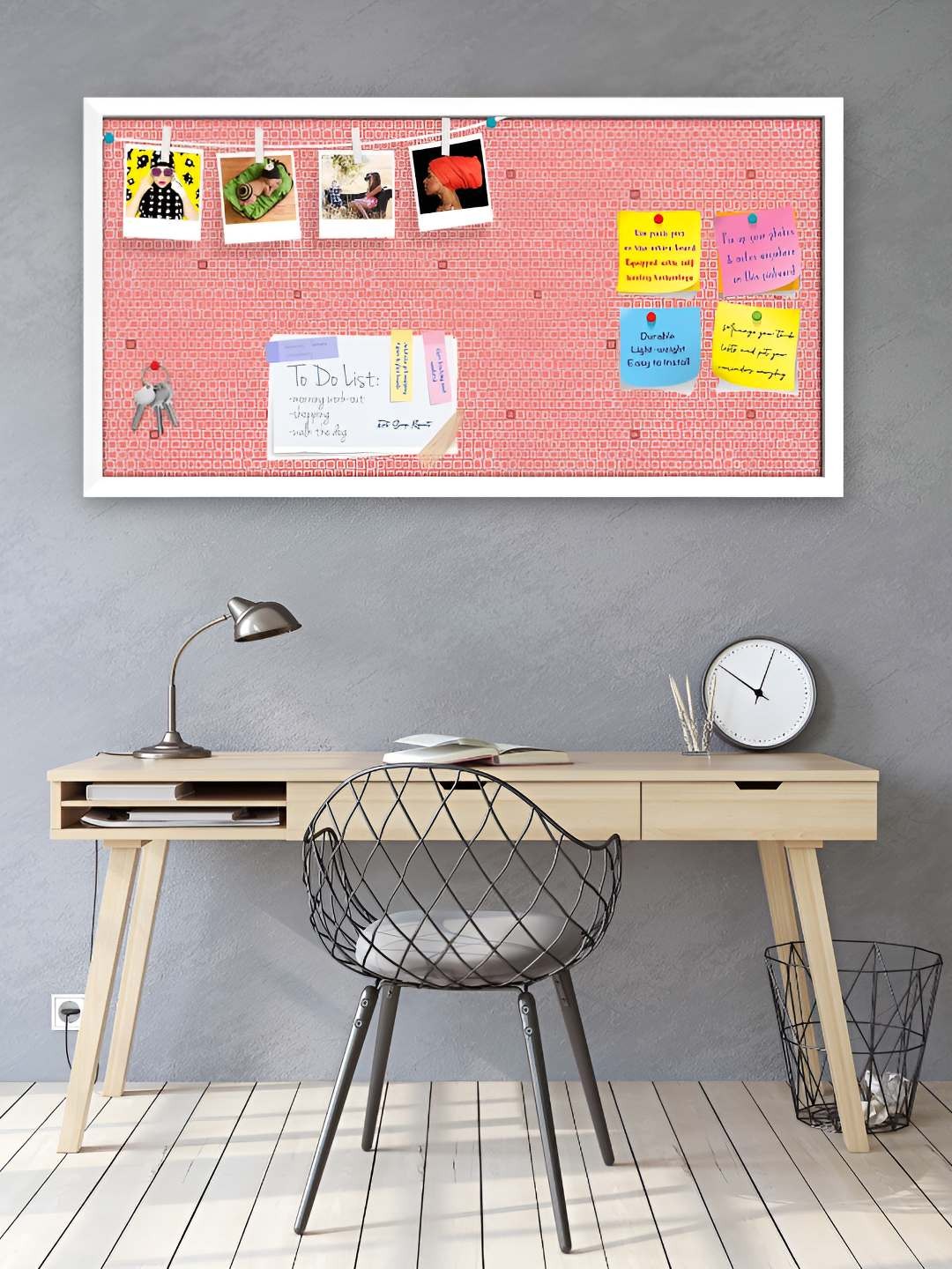 

ArtzFolio Wooden Notice Pin Board, Multi