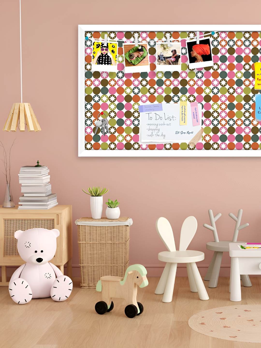 

ArtzFolio Wooden Notice Pin Board, Multi