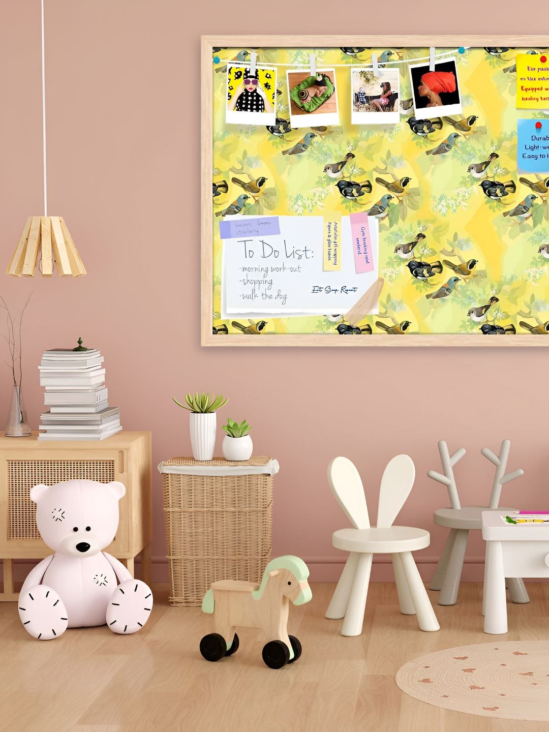 

ArtzFolio Wooden Notice Pin Board, Multi