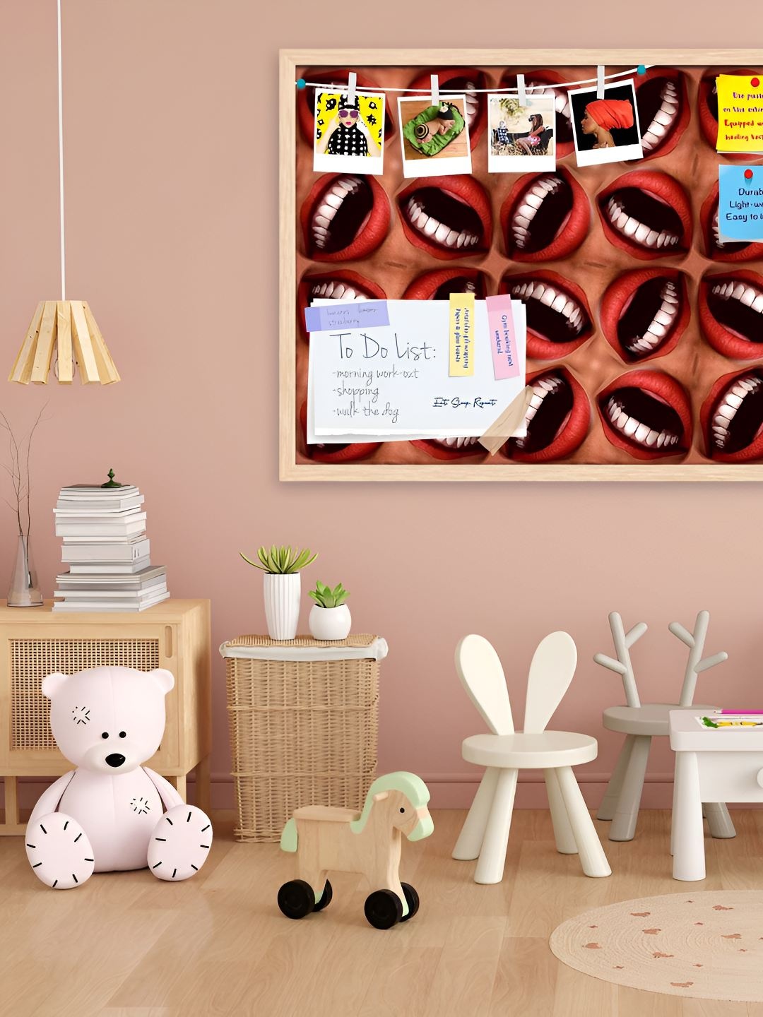 

ArtzFolio Wooden Notice Pin Board, Multi