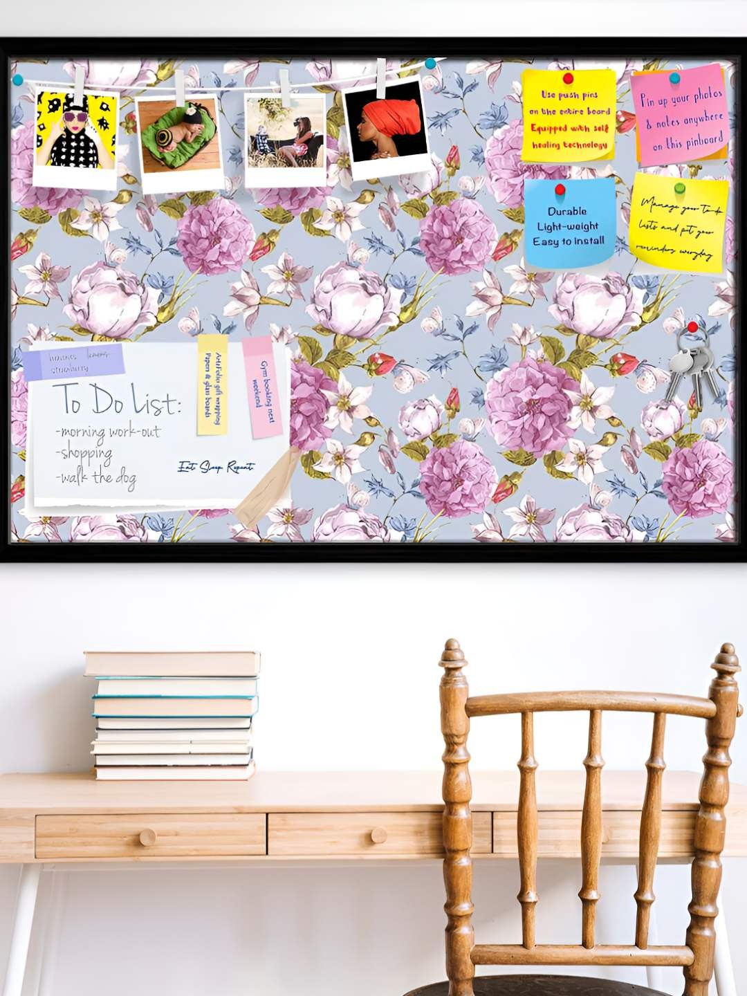 

ArtzFolio Wooden Notice Pin Board, Multi