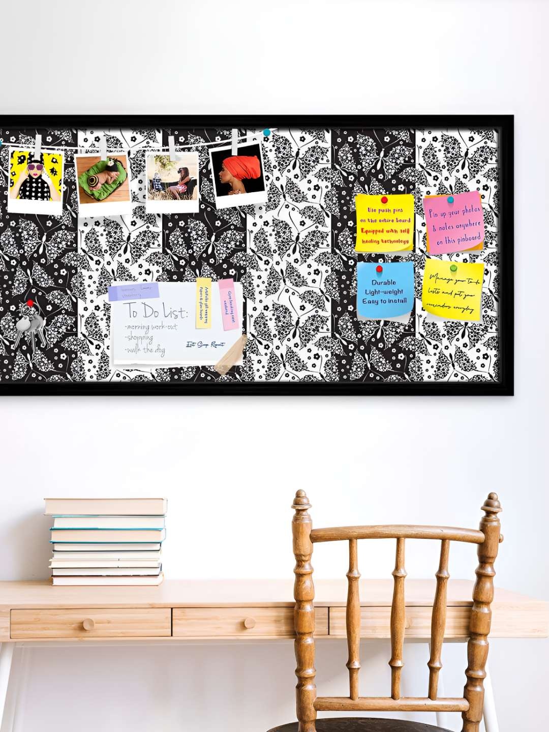

ArtzFolio Wooden Notice Pin Board, Multi