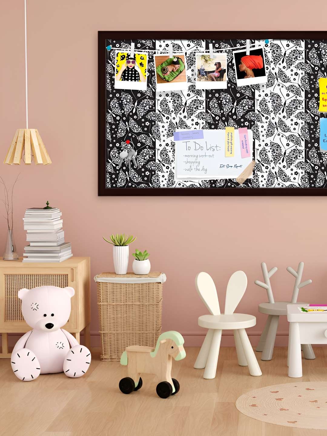 

ArtzFolio Wooden Notice Pin Board, Multi