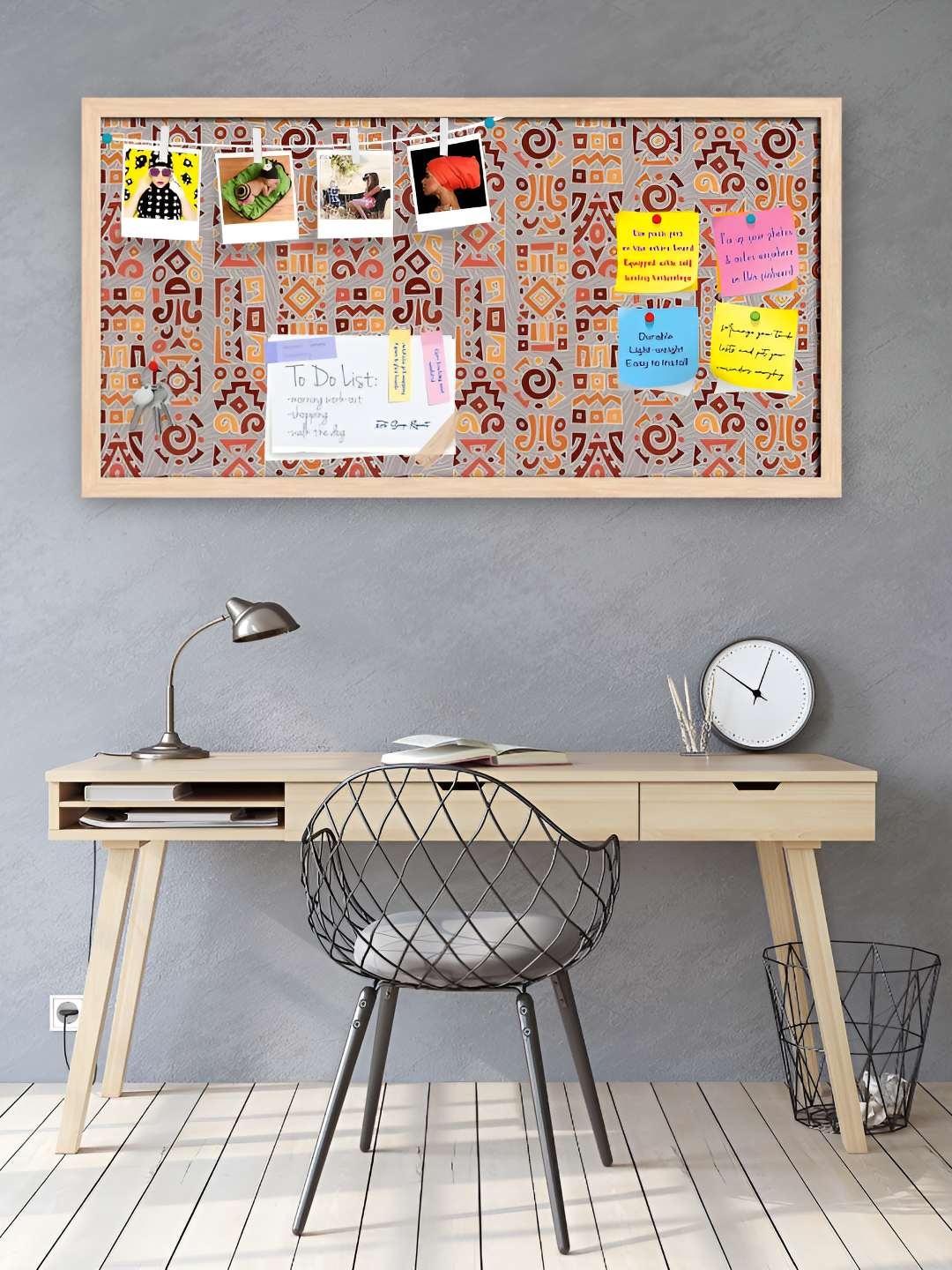 

ArtzFolio Wooden Notice Pin Board, Multi