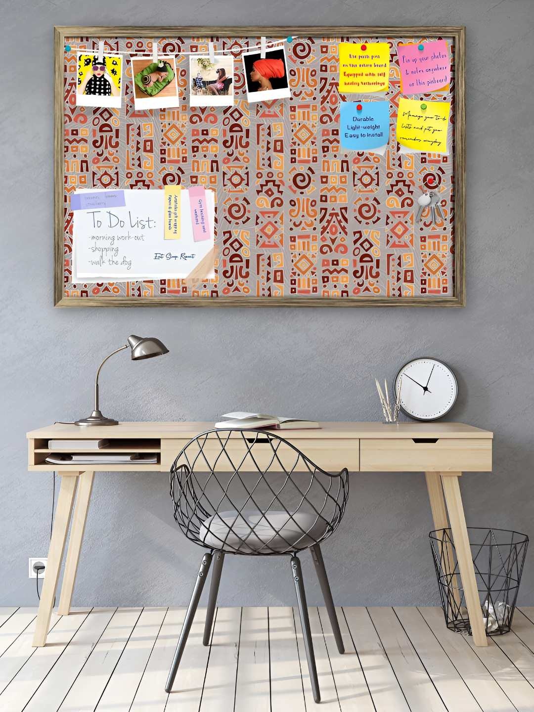 

ArtzFolio Wooden Notice Pin Board, Multi