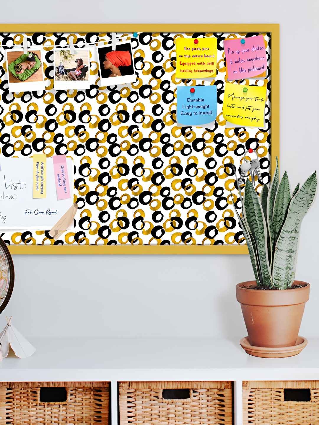 

ArtzFolio Wooden Notice Pin Board, Multi