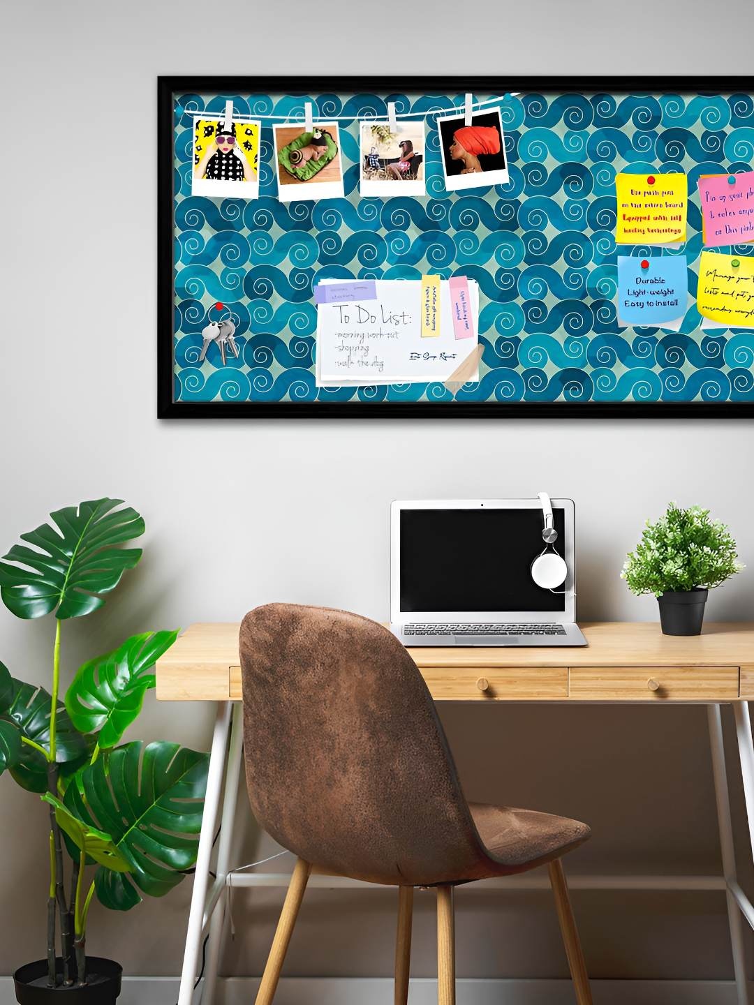 

ArtzFolio Wooden Notice Pin Board, Multi