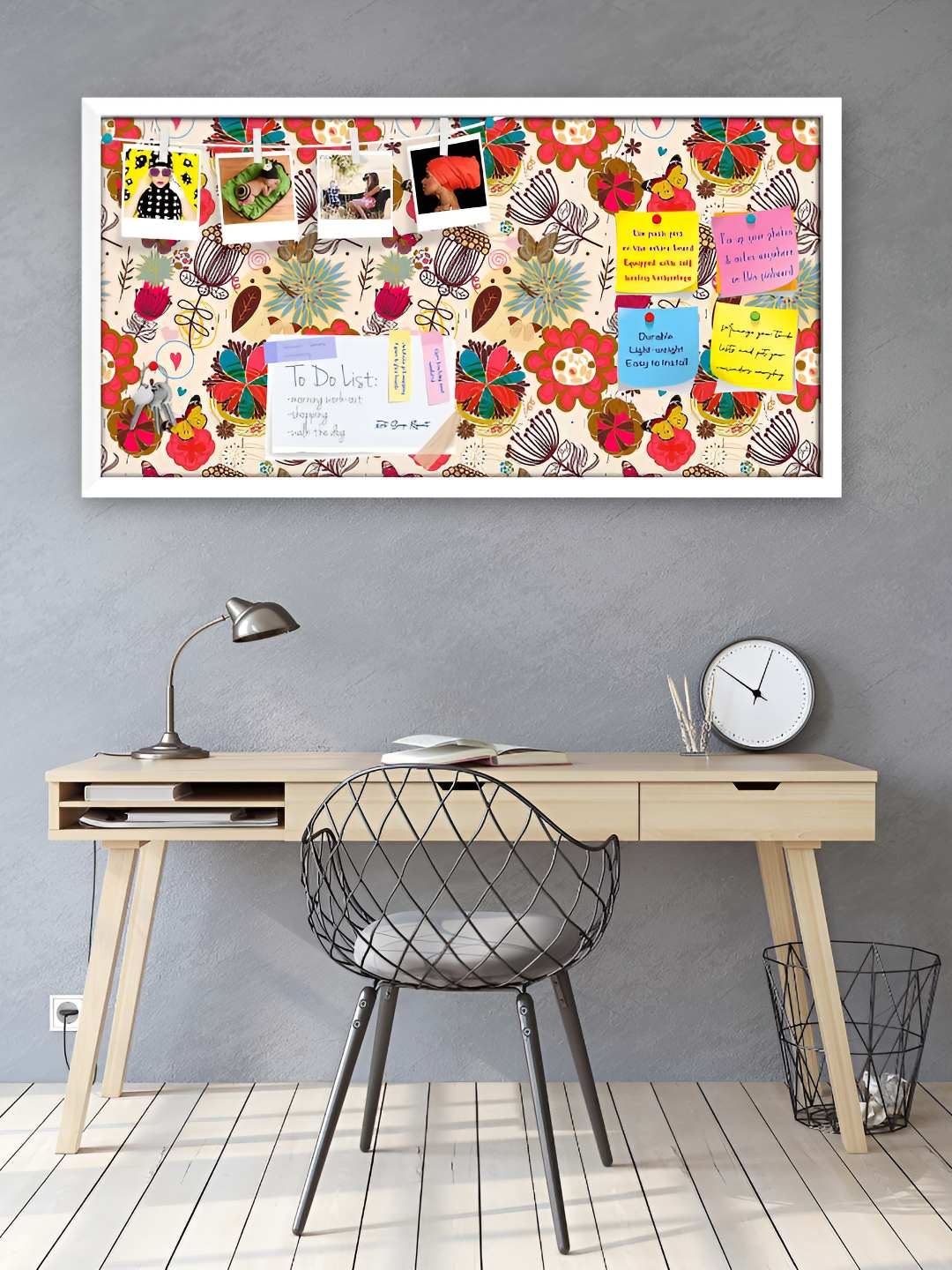 

ArtzFolio Wooden Notice Pin Board, Multi