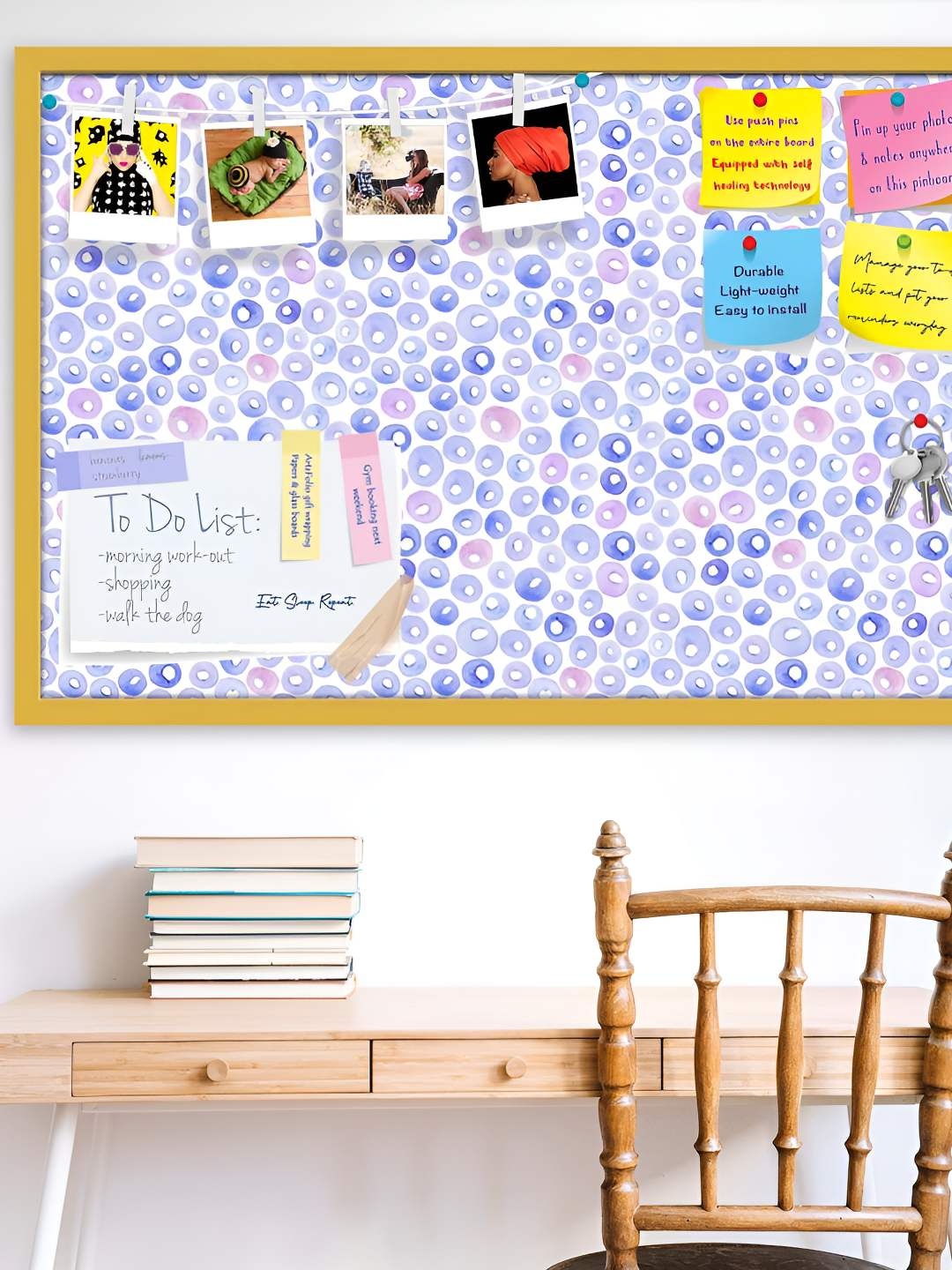 

ArtzFolio Wooden Notice Pin Board, Multi