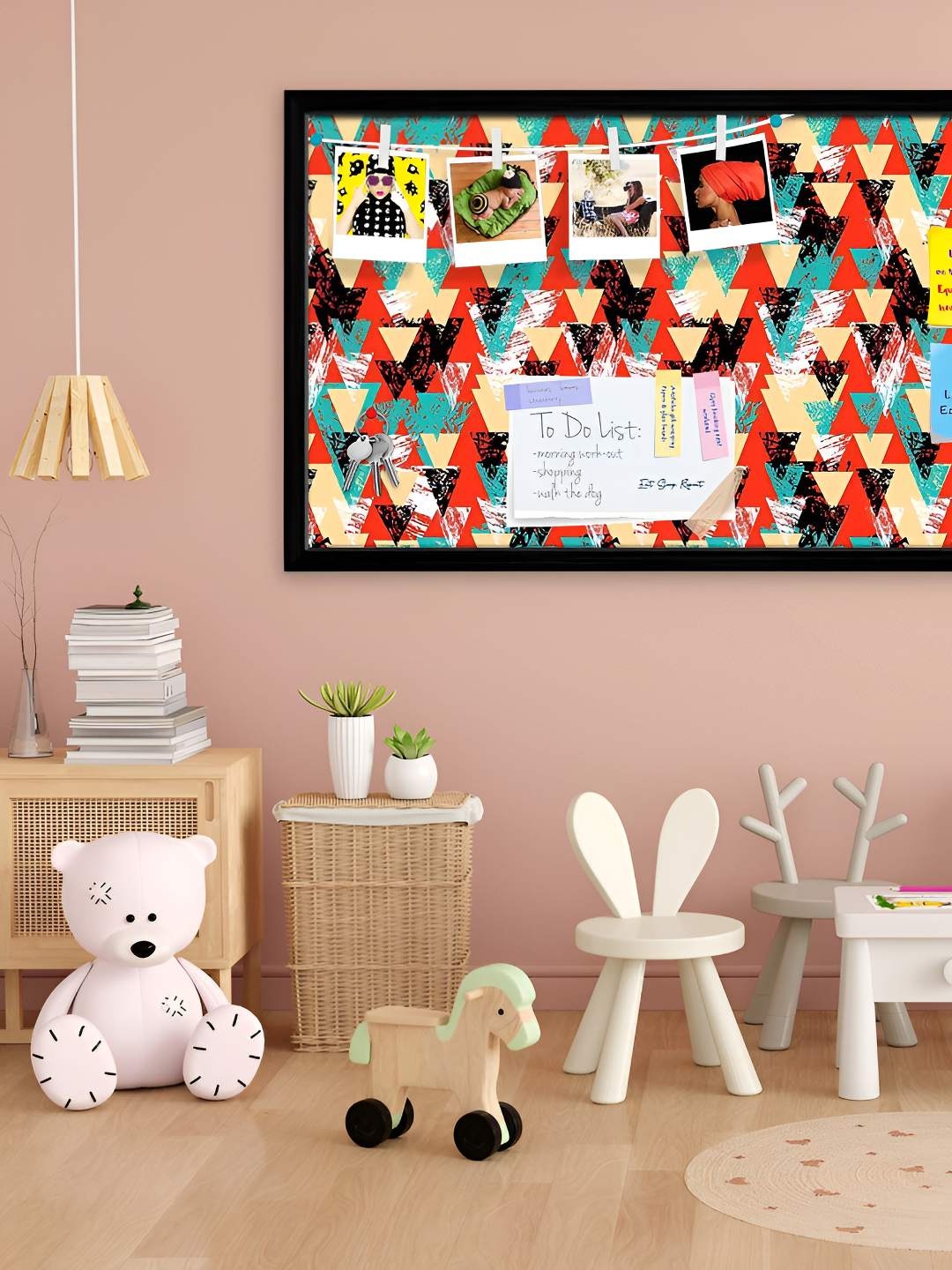 

ArtzFolio Wooden Notice Pin Board, Multi