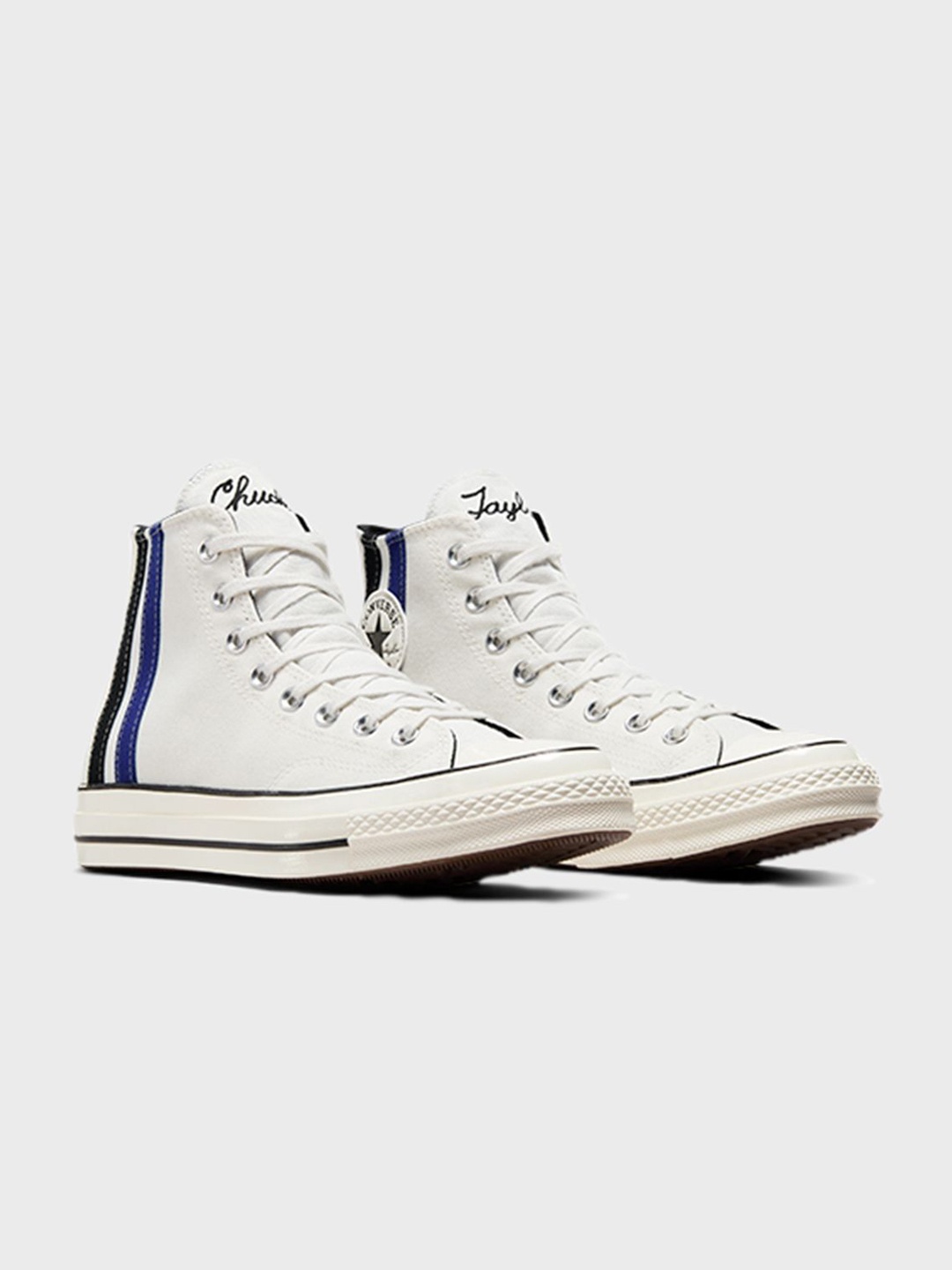 

Converse Unisex Chuck 70 Archival Stripes High Top Sneakers, Off white