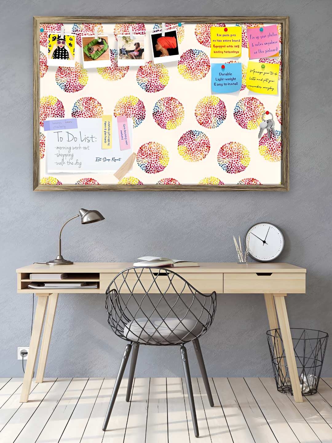 

ArtzFolio Wooden Notice Pin Board, Multi