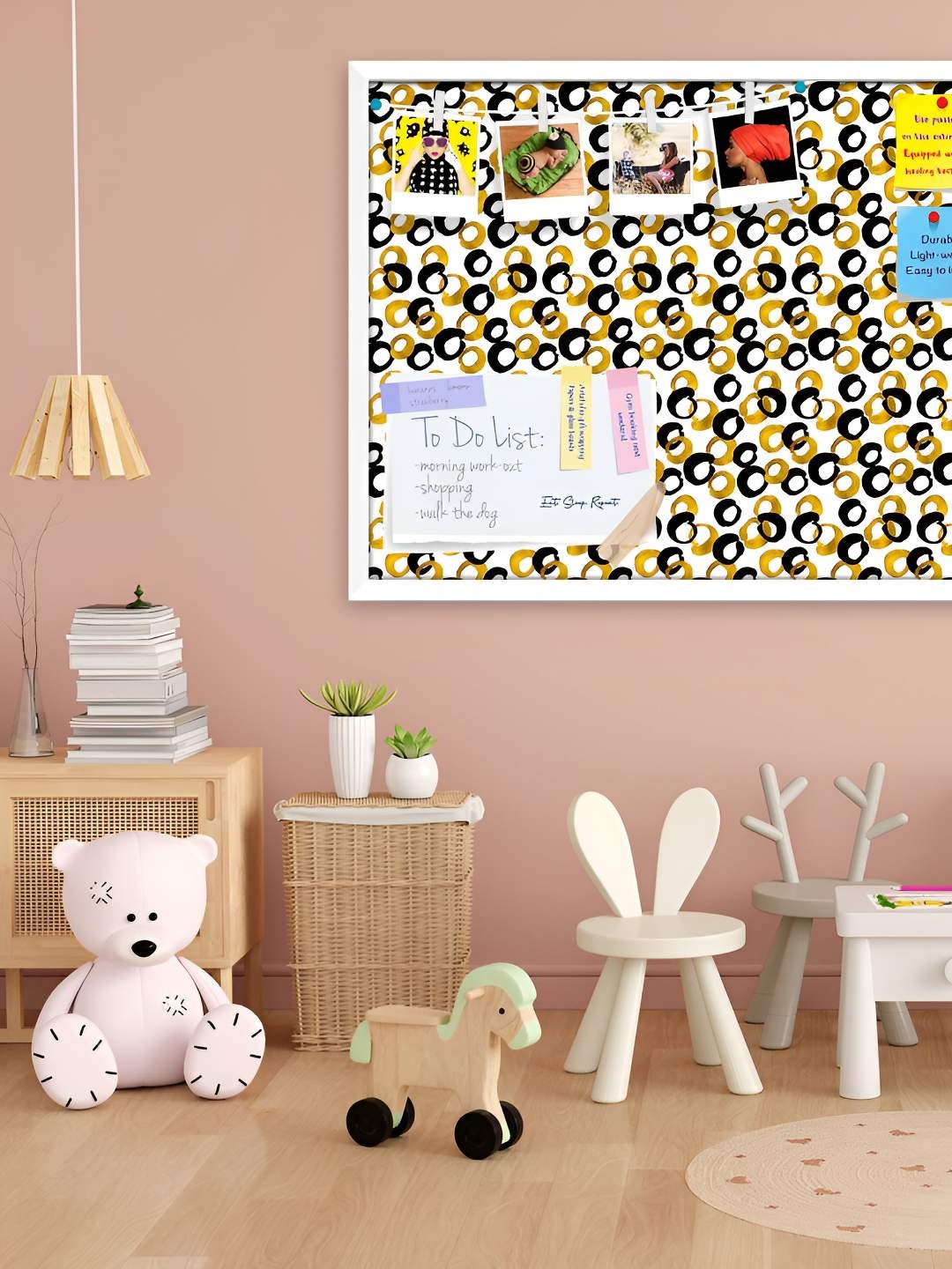 

ArtzFolio Wooden Notice Pin Board, Multi