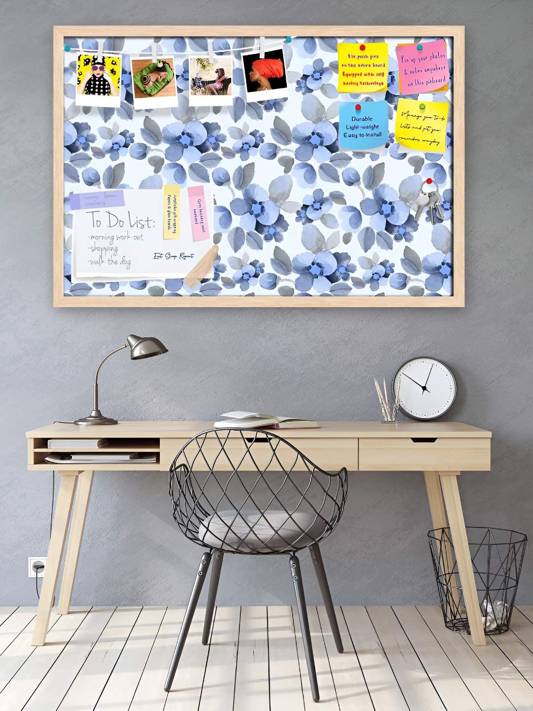 

ArtzFolio Wooden Notice Pin Board, Multi