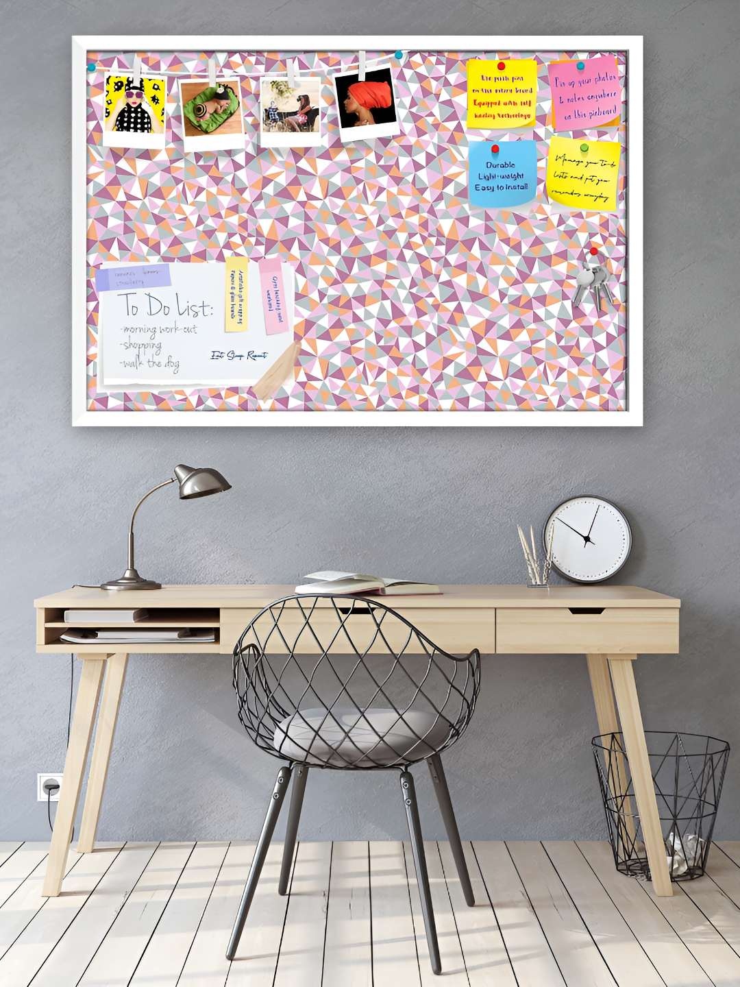 

ArtzFolio Wooden Notice Pin Board, Multi