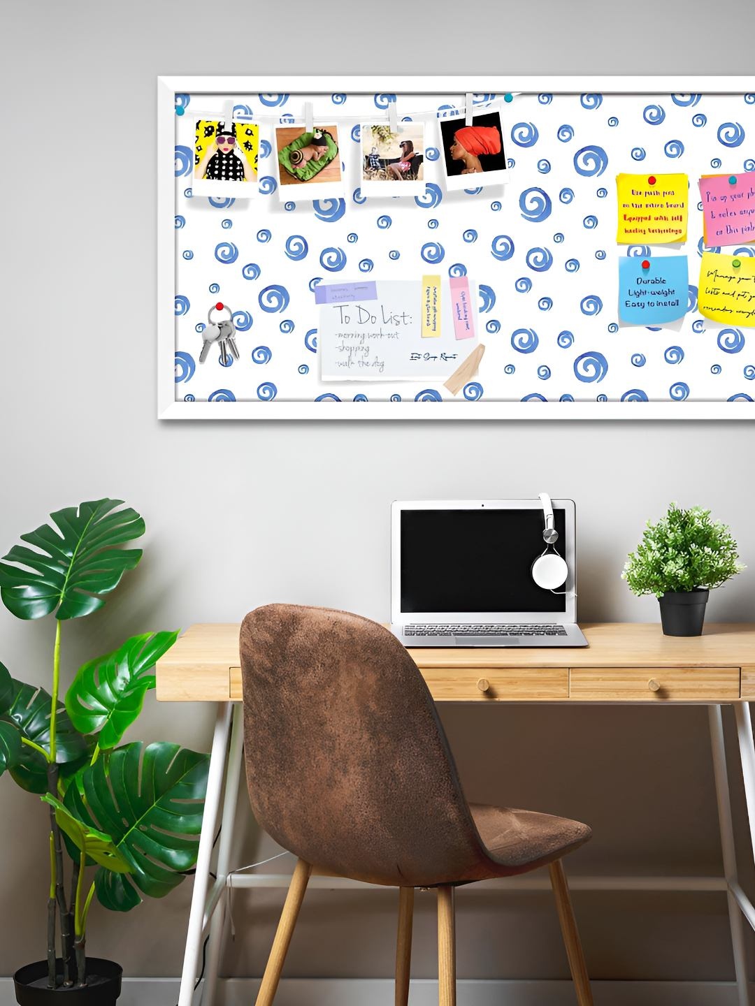 

ArtzFolio Wooden Notice Pin Board, Multi