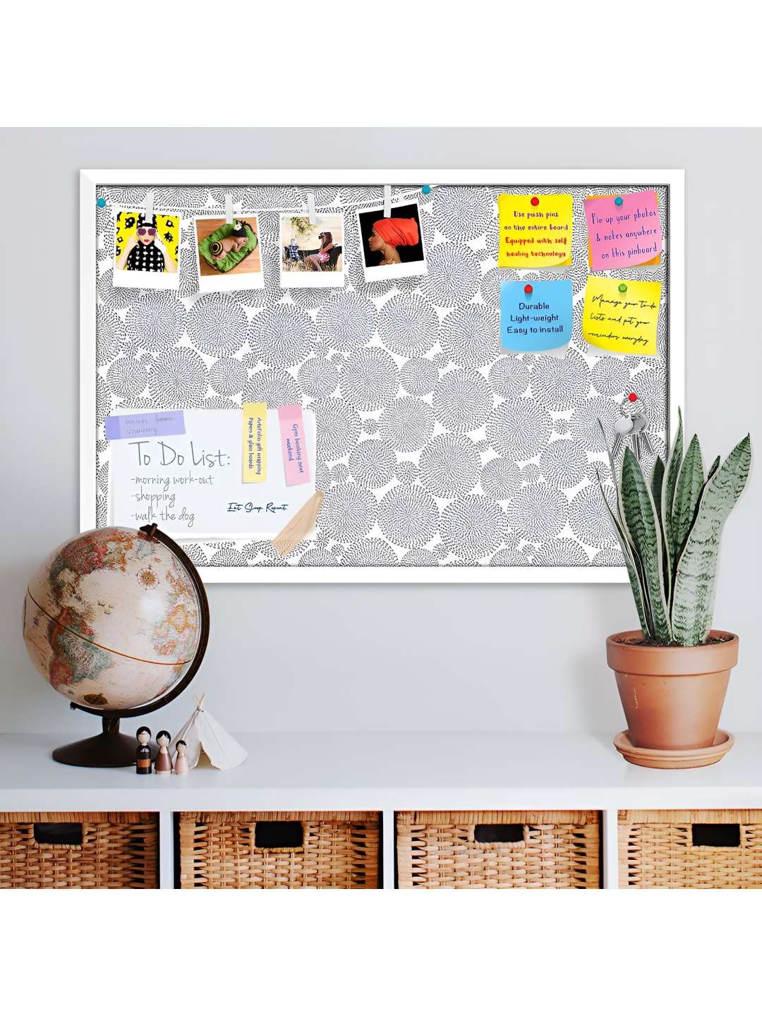 

ArtzFolio Wooden Notice Pin Board, Multi