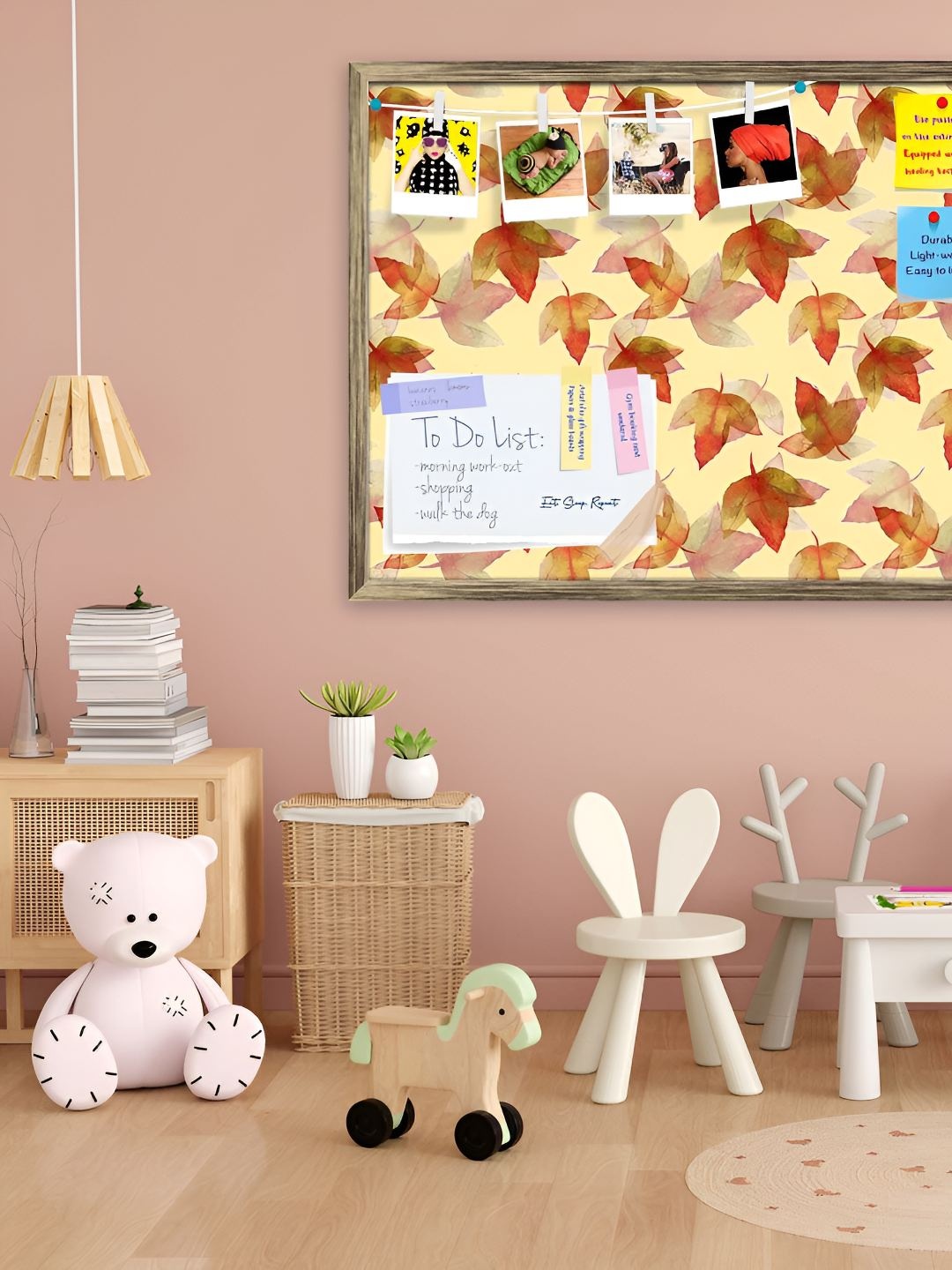 

ArtzFolio Wooden Notice Pin Board, Multi