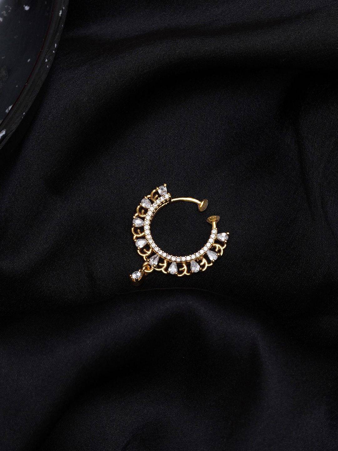 

Mali Fionna Gold-Plated Cubic Zirconia Stud Nosepin