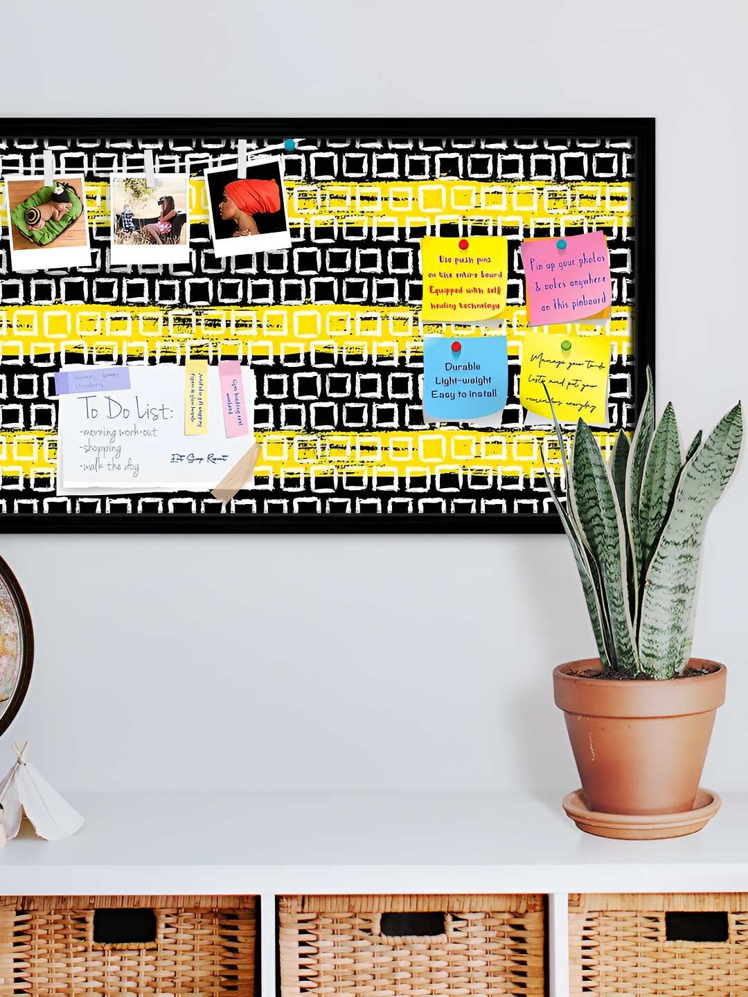 

ArtzFolio Wooden Notice Pin Board, Multi