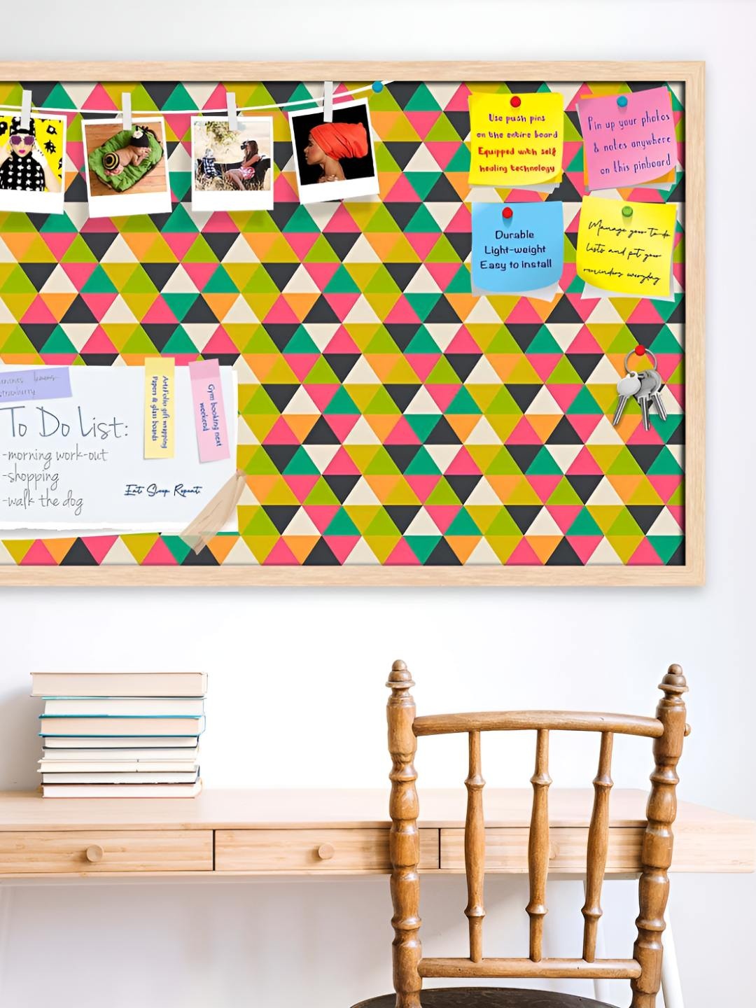

ArtzFolio Wooden Notice Pin Board, Multi