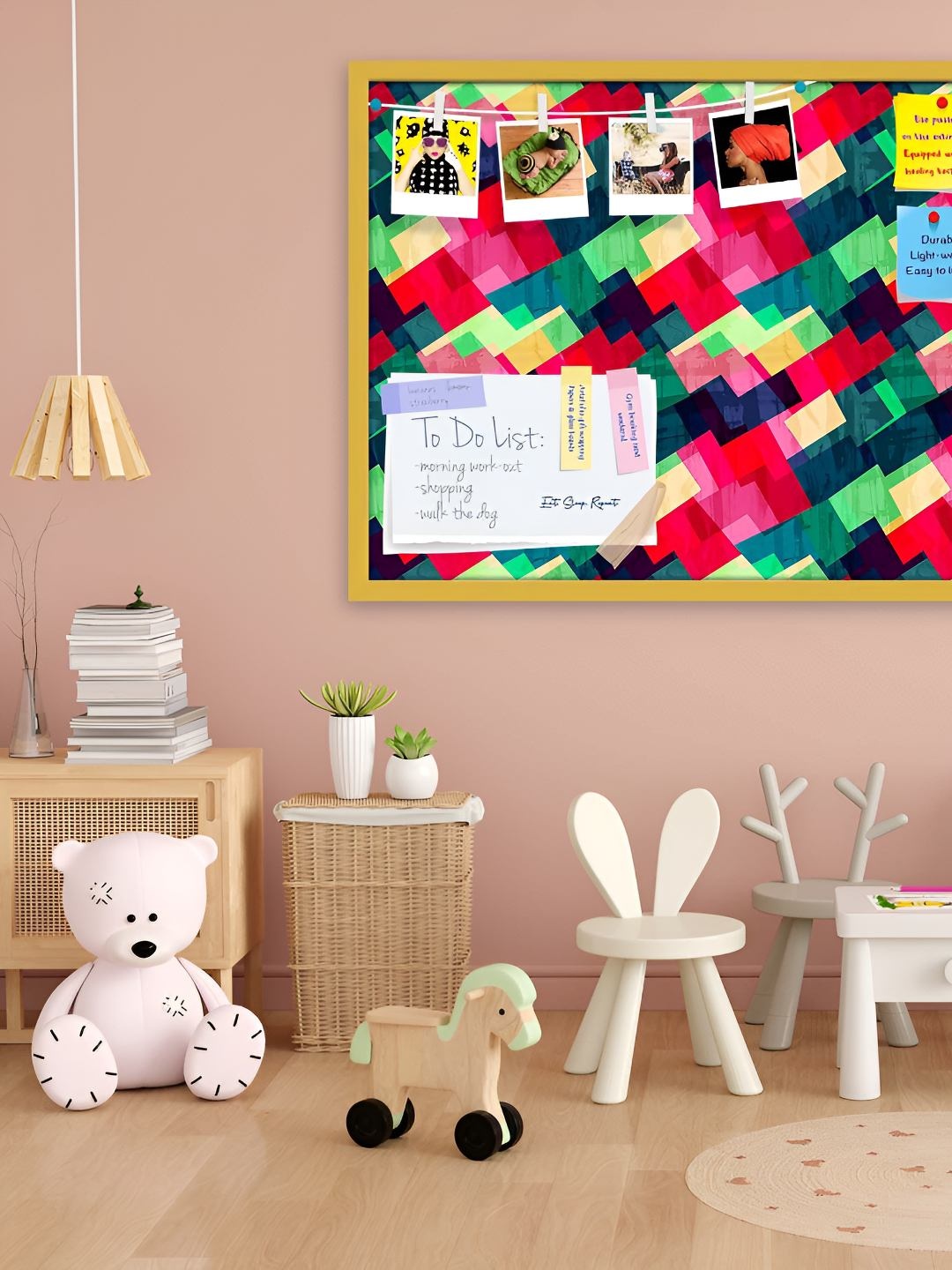 

ArtzFolio Wooden Notice Pin Board, Multi
