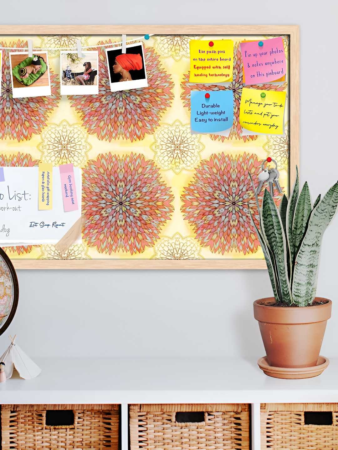 

ArtzFolio Wooden Notice Pin Board, Multi
