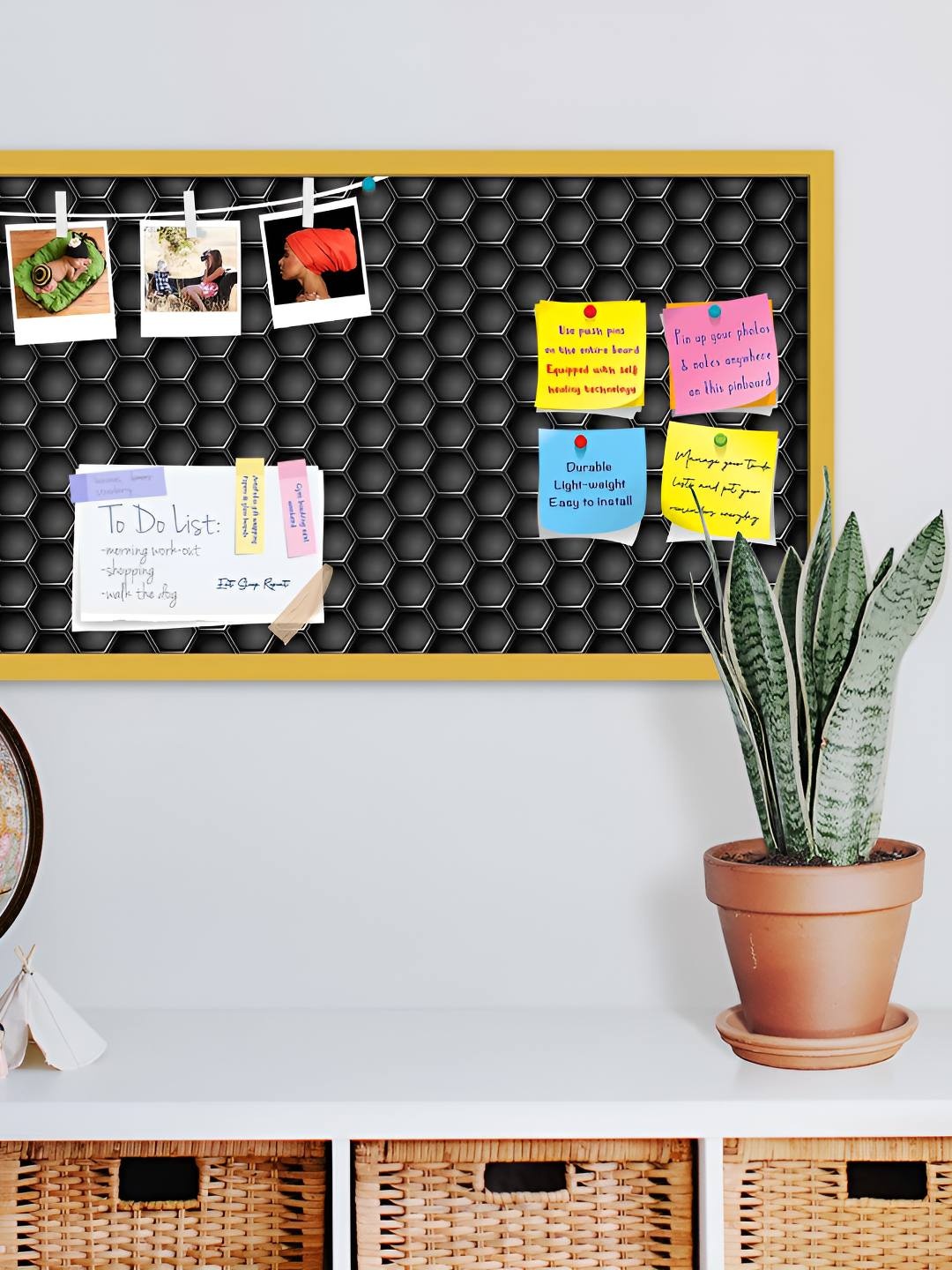 

ArtzFolio Wooden Notice Board, Multi