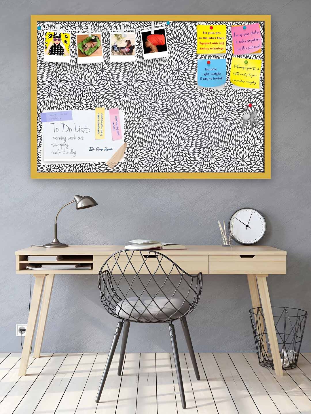 

ArtzFolio Wooden Notice Pin Board, Multi