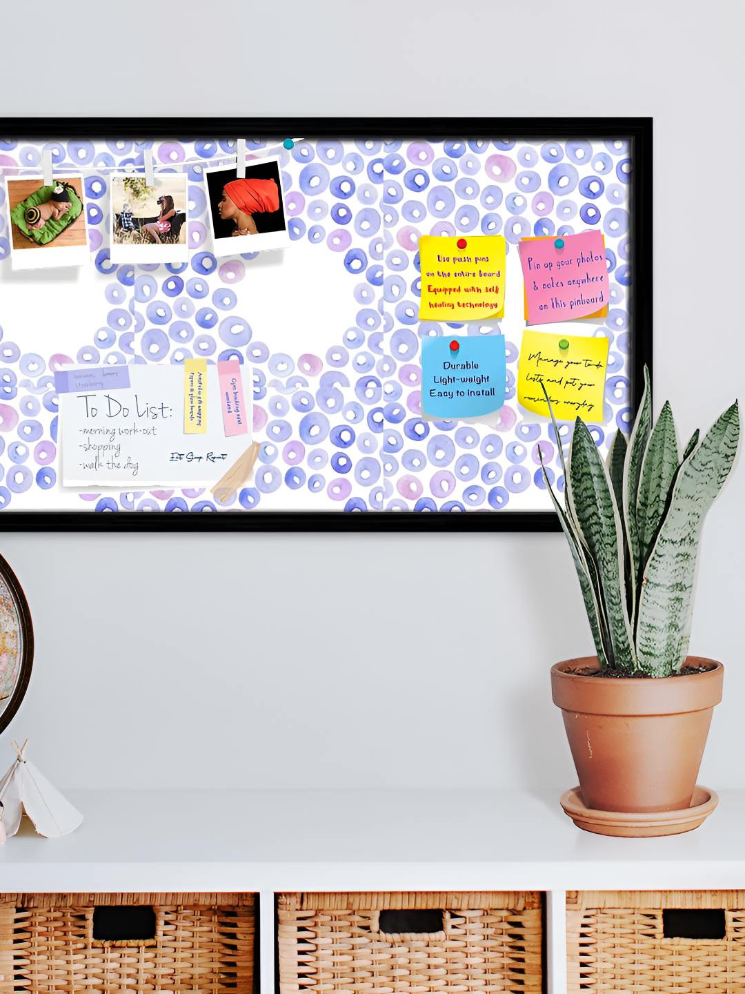 

ArtzFolio Wooden Notice Pin Board, Multi